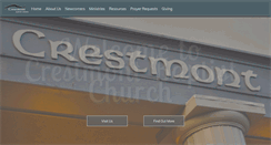 Desktop Screenshot of crestmontchurch.com