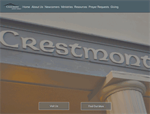 Tablet Screenshot of crestmontchurch.com